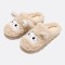 Pantuflas Corderito Varios Colores Beige