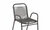 Silla de Jardín Simil Ratán Negro