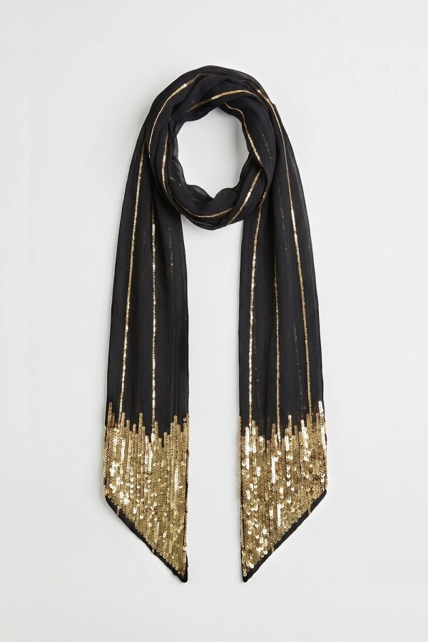 PASHMINA MAS MASK Negro
