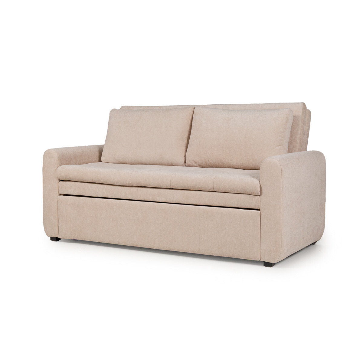 Sofá Cama Saara - Tela Microfibra - 3012 (Beige) 