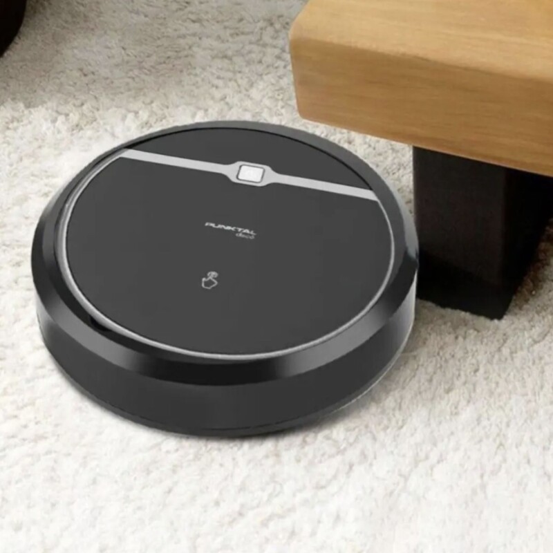 Aspiradora Robot Punktal Trapeadora + accesorios Negro