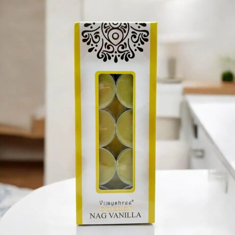 Pack Velas Aromáticas x10 Viajyshree Golden Nag Vanilla