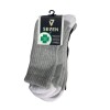 Medias para Diabetico Pack x3 Seven Grey/black