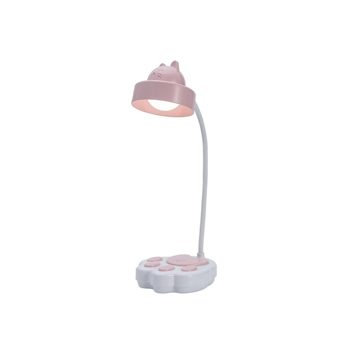 Lámpara veladora de escritorio gatito - Rosado 