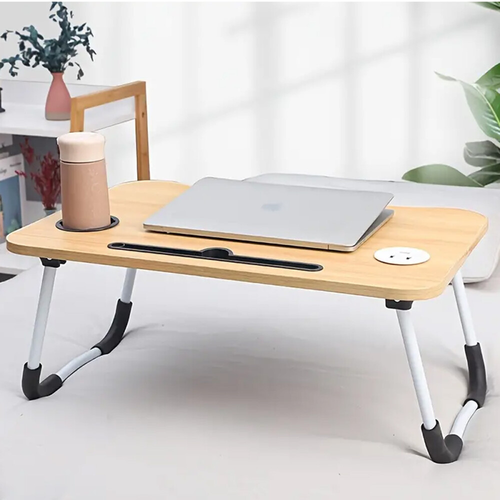 Mesa auxiliar plegable Beige
