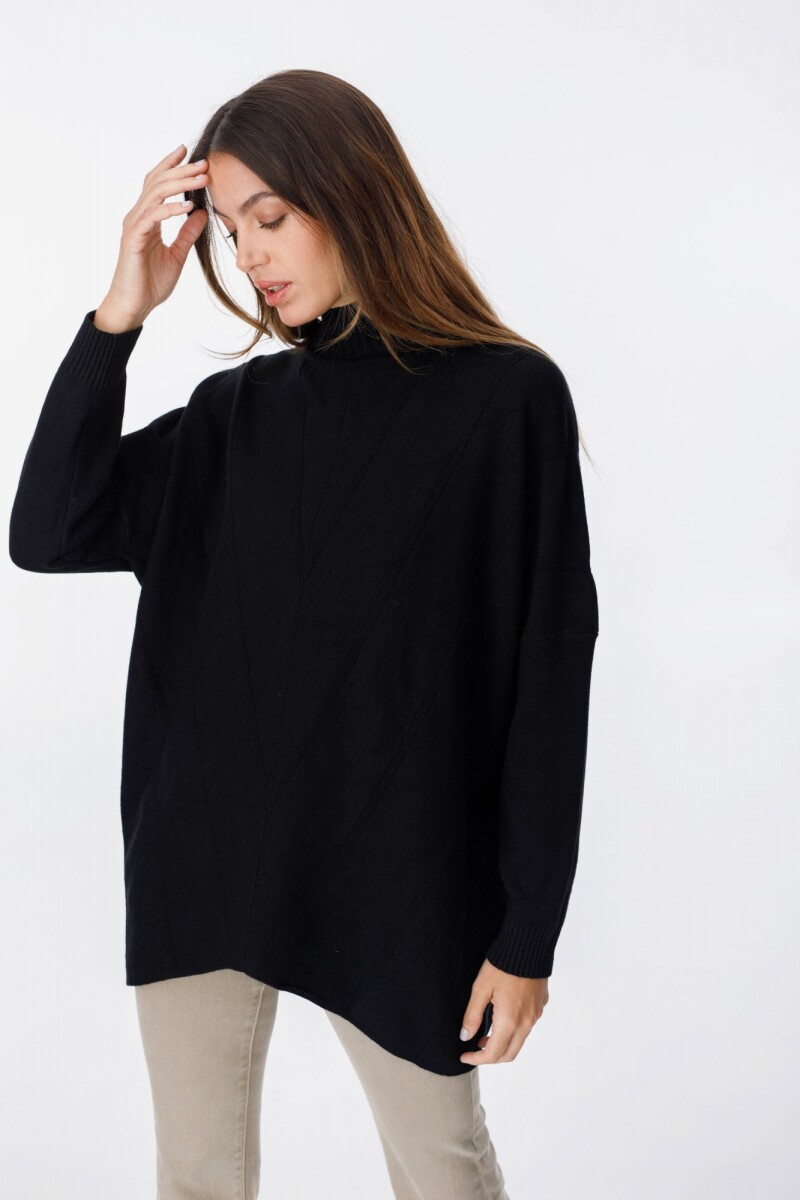 Sweater Luna - Negro 