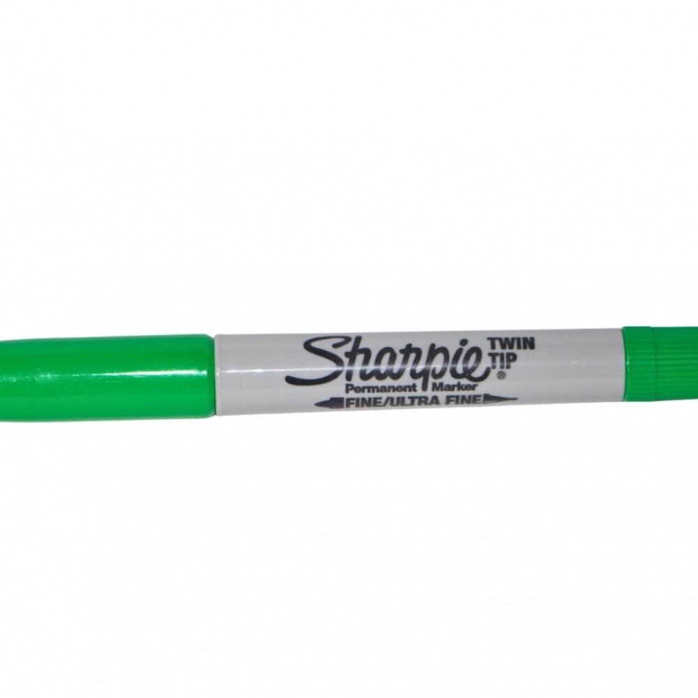 MARCADOR SHARPIE FINO VERDE TWIN
