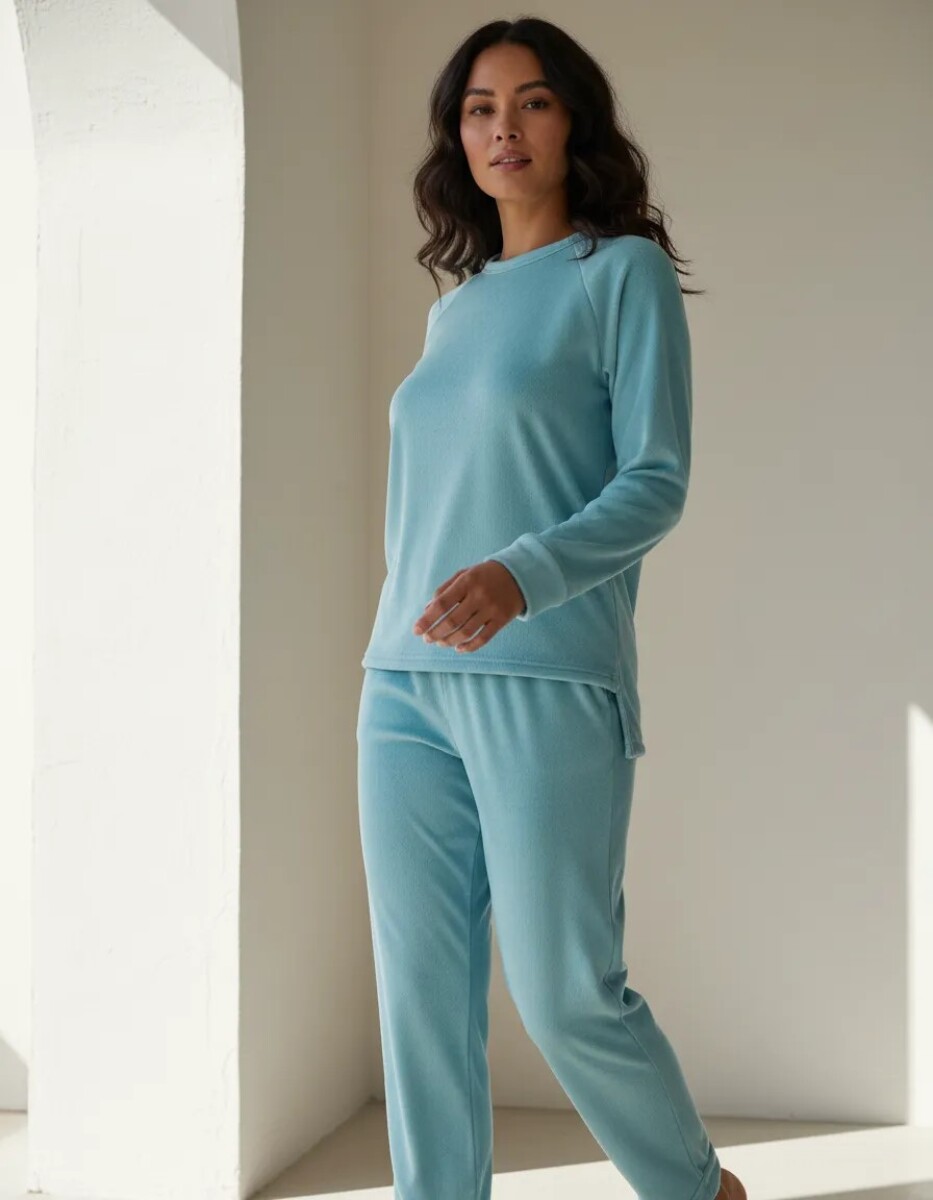 Pijama Manga Larga Plush Térmico 