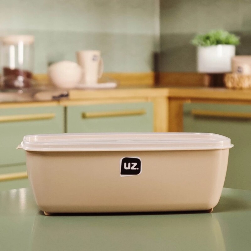 Pote rectangular 3lts VERDE MENTA