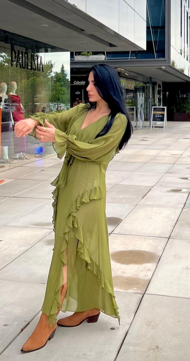 Vestido Molly - Verde Oliva 