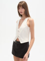 Chaleco Palmanova Marfil / Off White