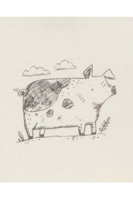 Pack cinco bodies de algodón, manga corta, estampa animales Pack cinco bodies de algodón, manga corta, estampa animales