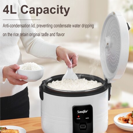 Olla Arrocera Eléctrica Sonifer Sf-4026 4l 700w Blanca Olla Arrocera Eléctrica Sonifer Sf-4026 4l 700w Blanca