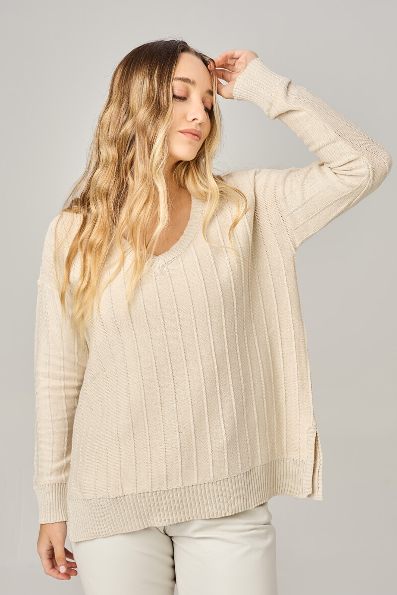 Buzo Lina Natural lurex