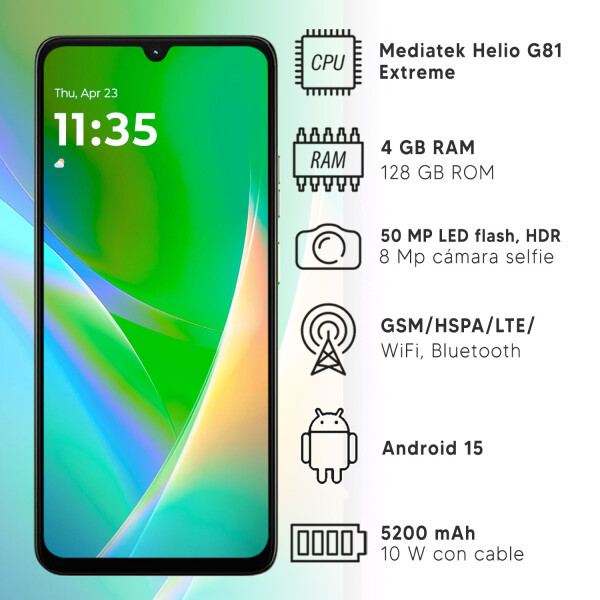 Motorola G06 Dual Sim 128gb 4gb Ram VERDE