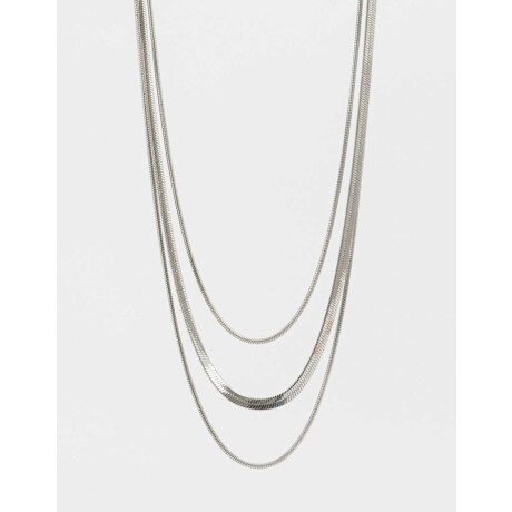 Collar De Acero Quirúrgico Plateado