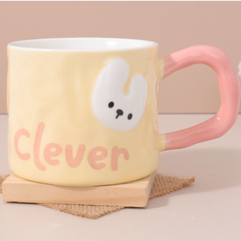 Taza De Cerámica Conejitos - 410ml Taza De Cerámica Conejitos - 410ml