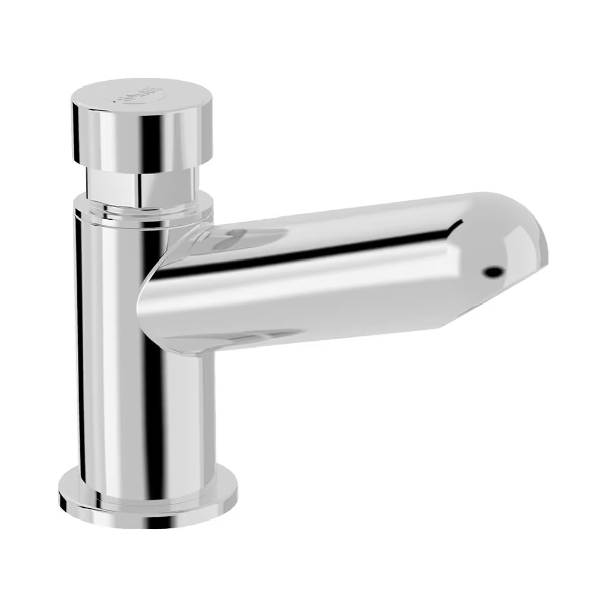 Grifería De Lavatorio Temporizada De Mesada Blukit Cromo 