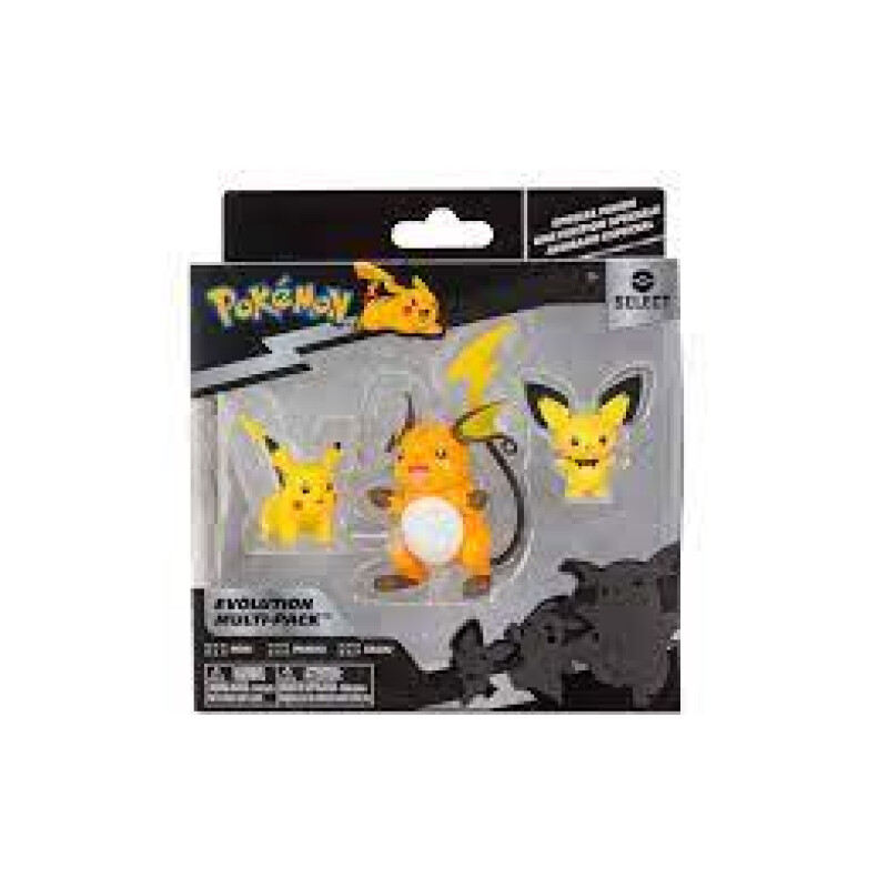 Pokemon Multipack Evolucion Figuras X3 Pokemon Multipack Evolucion Figuras X3