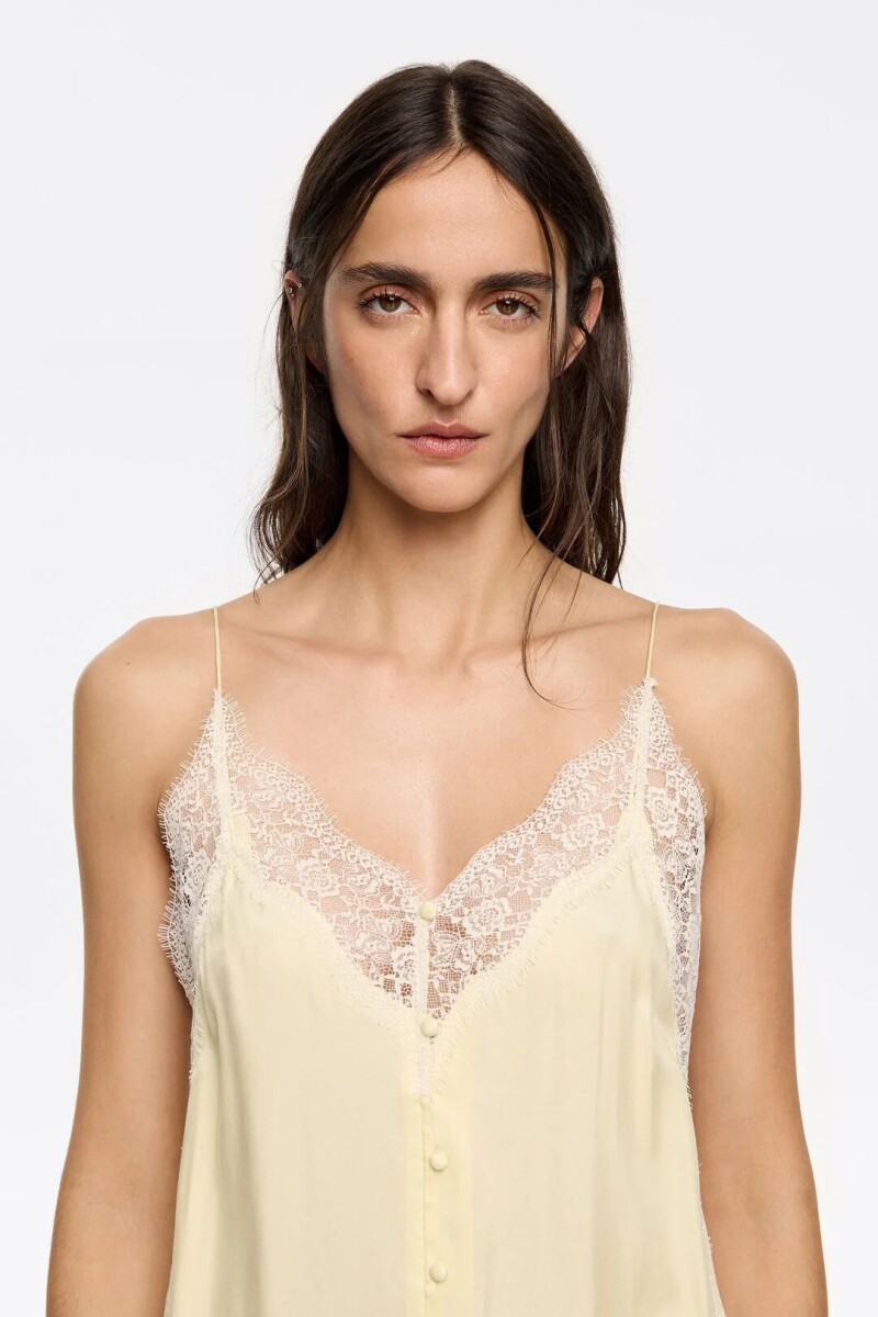 VESTIDO LACE Amarillo
