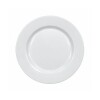 Plato llano melamina blanca 23 cm Plato llano melamina blanca 23 cm