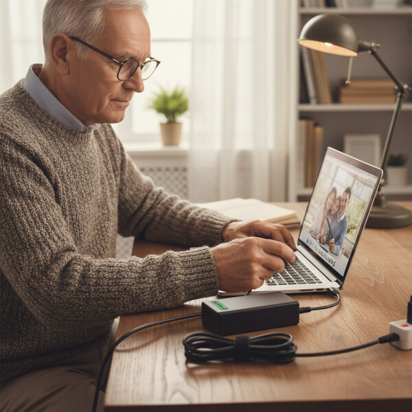 Cargador Laptop Notebook G-power Hp 19.5V 3.33A 65W 4.5X3.0 Color Negro