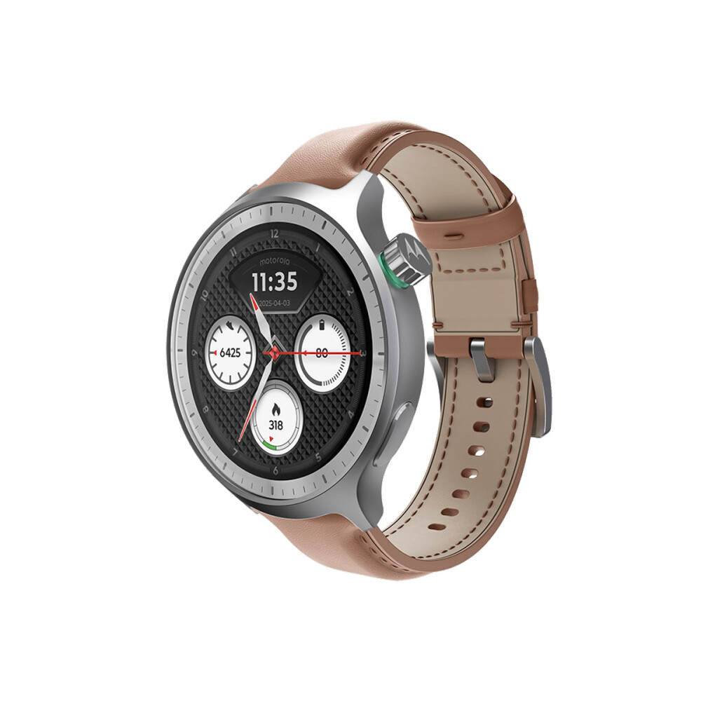 Smartwatch Motorola Moto Watch Cuero Mocha Mousse