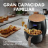 Freidora Sin Aceite Digital Panel Táctil 6 Litros Aire 2400W Variante Color Negro