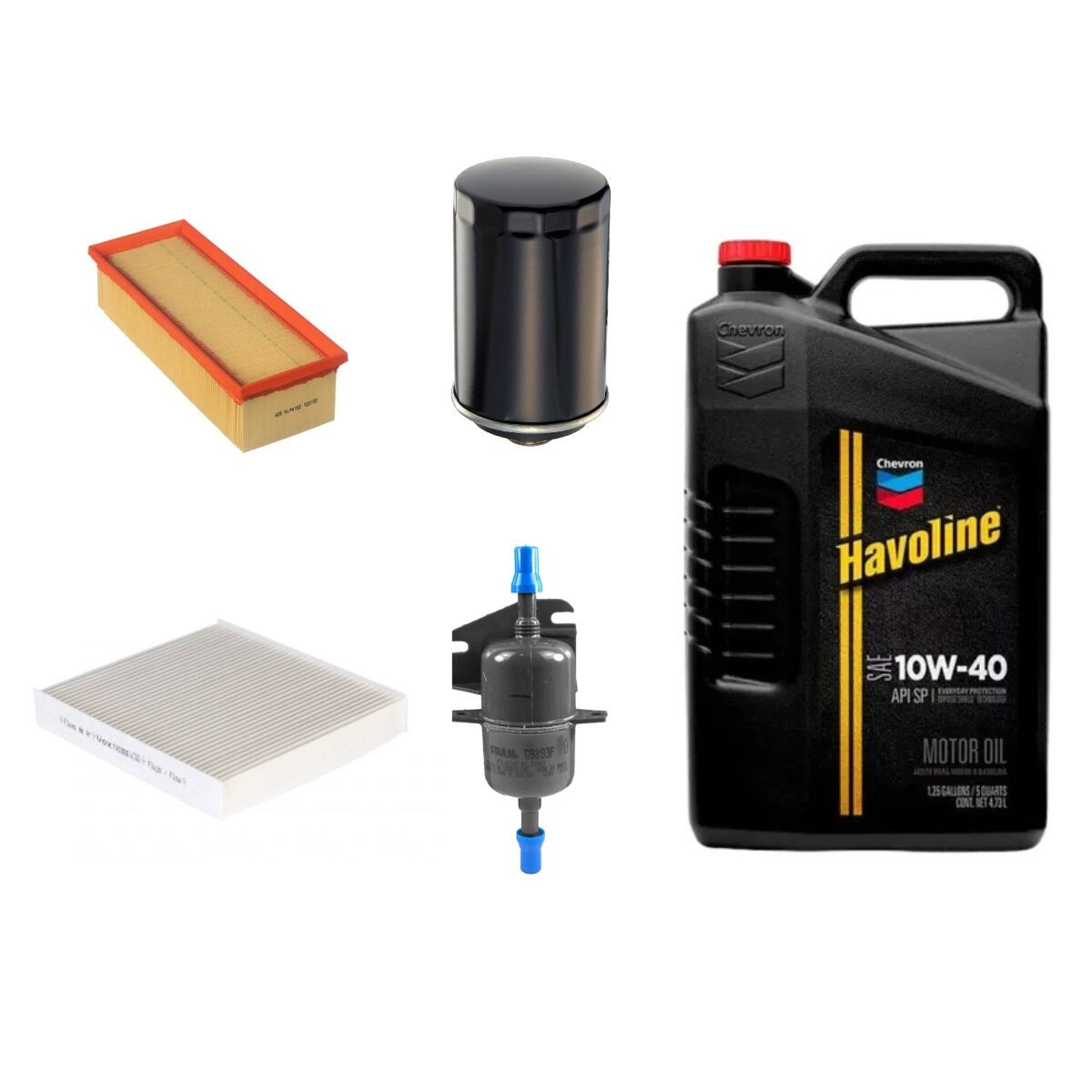 KIT DE FILTROS Y ACEITE 10W40 TEXACO 