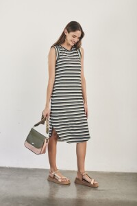 Vestido Rayado Safari