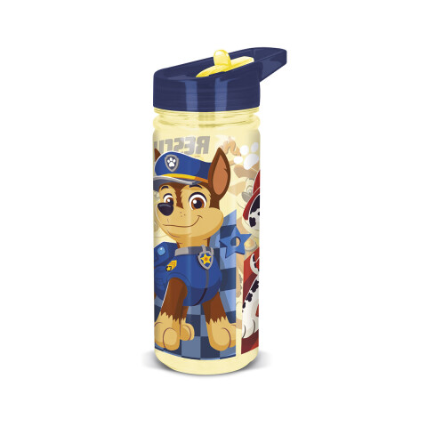 Botella Paw Patrol Tritán 580ml con Pajita Paw Patrol Azul