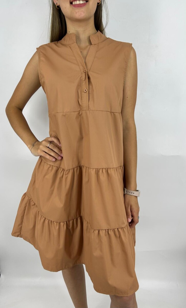 VESTIDO WANNA 2415 - BEIGE 