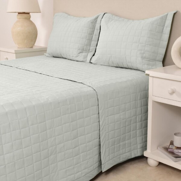 Cubrecama Basic Verde Grisaceo 180 x 240 cm
