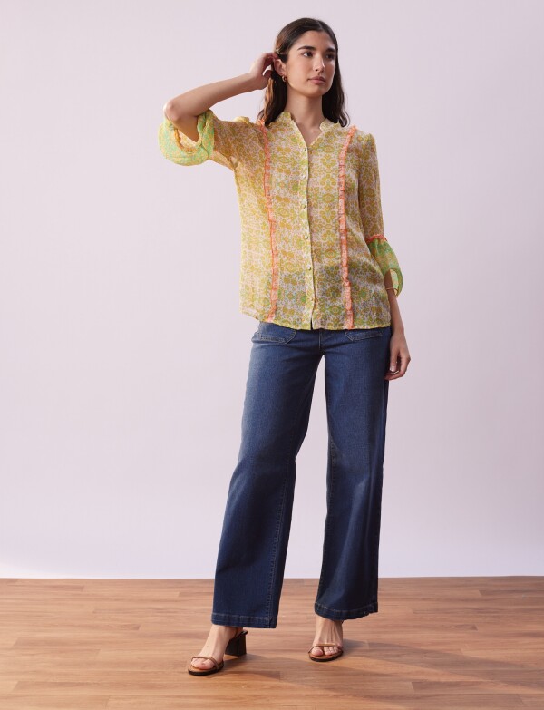 Blusa Printed VERDE/MULTI