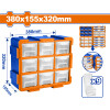 ORGANIZADOR MODULAR TRANSPARENTE 380X155X320MM C GAVETAS WADFOW WTB8331 ORGANIZADOR MODULAR TRANSPARENTE 380X155X320MM C GAVETAS WADFOW WTB8331