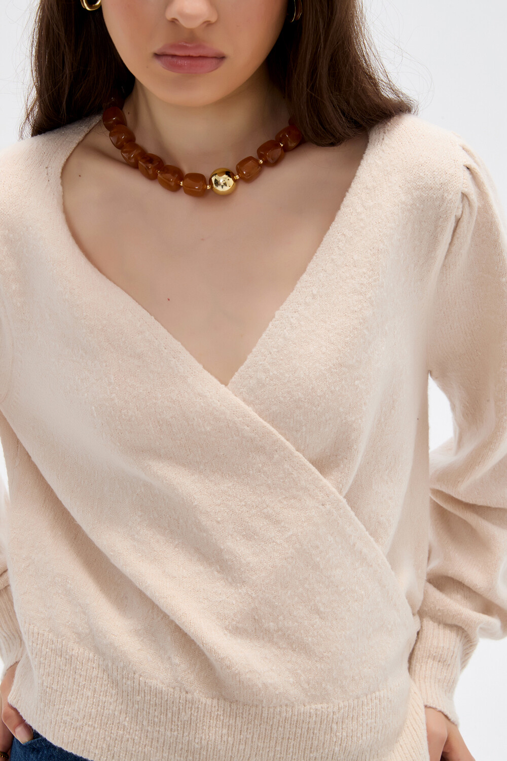Sweater Xyrelia Beige Melange