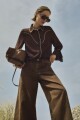 Camisa western chocolate