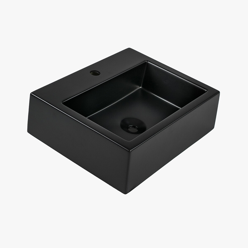 LAVABO QUADRA NEGRO MATE Lavabo Quadra Negro Mate
