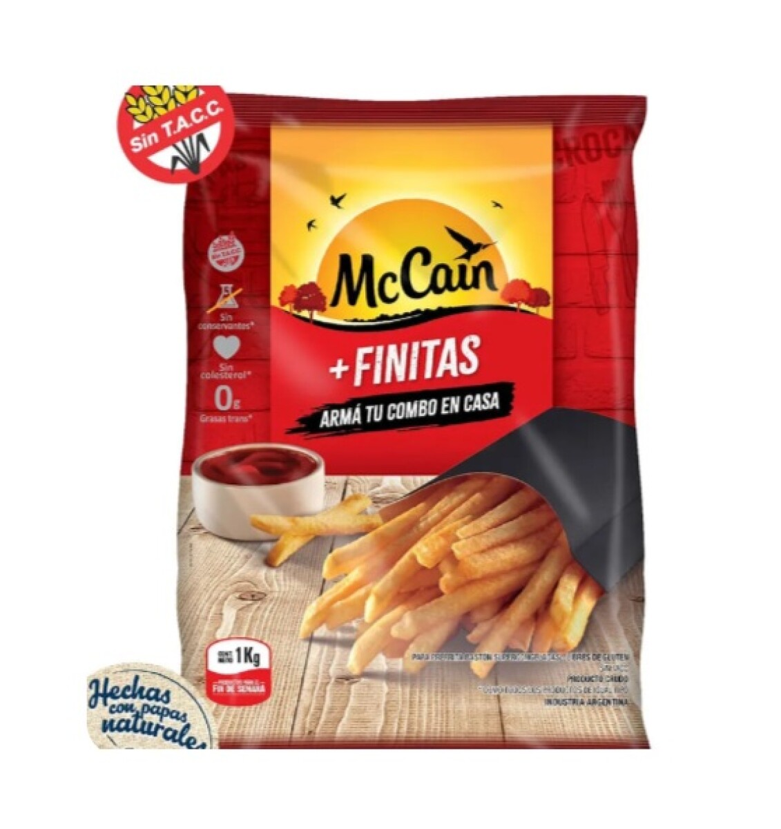 Papas fritas + finitas 1 kg 