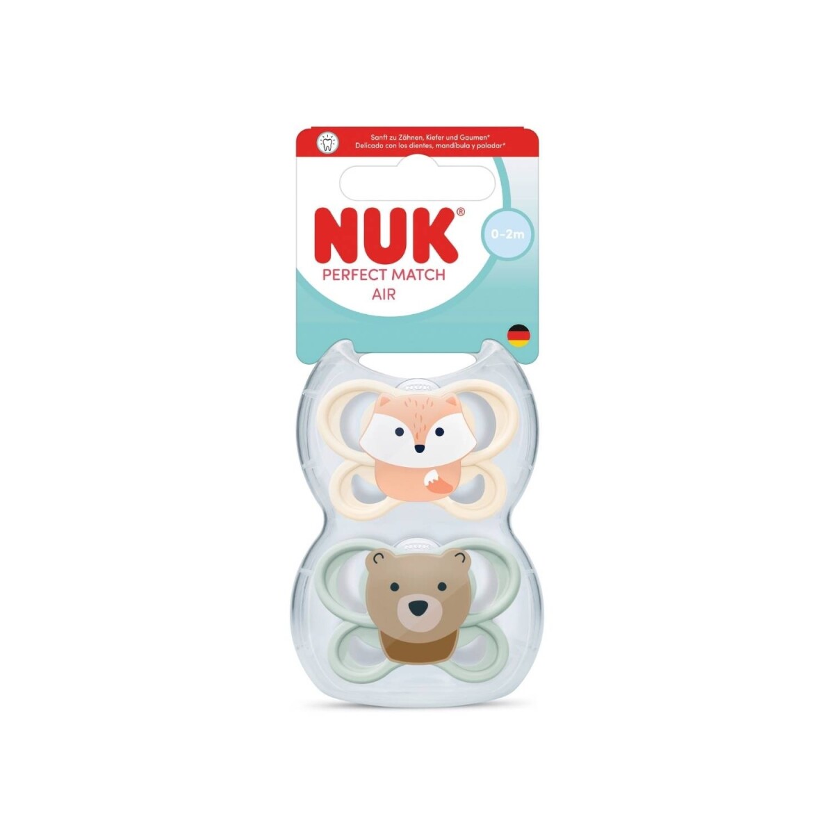 Chupete Nuk Perfect Match Air Silicona Talle 0 2 Uds. 