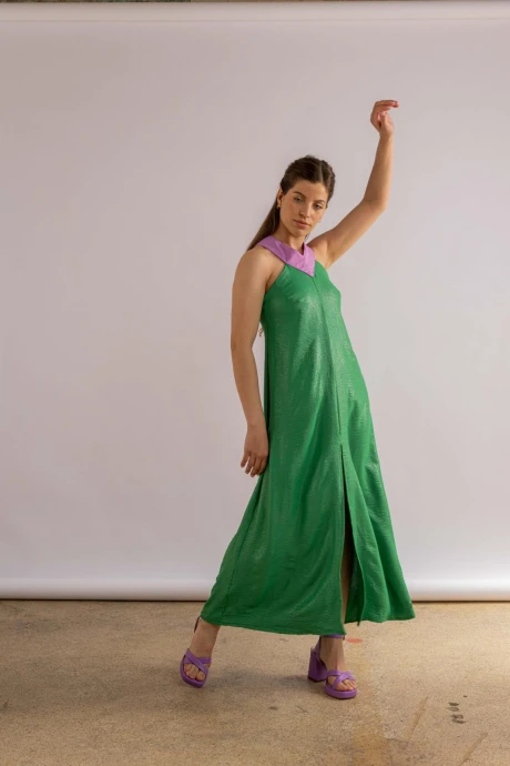 Vestido Bico verde s