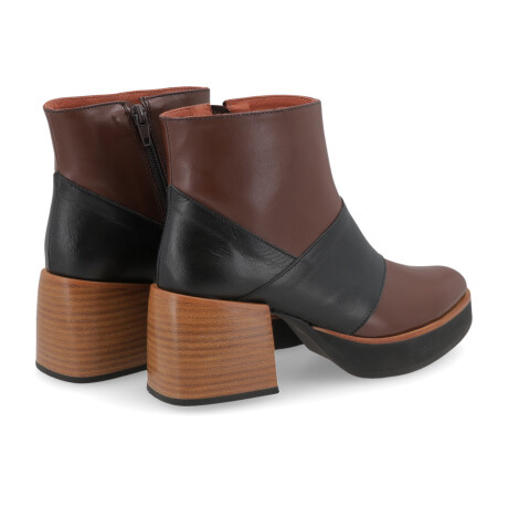 BOTA VENET - CUERO LISA MARRON