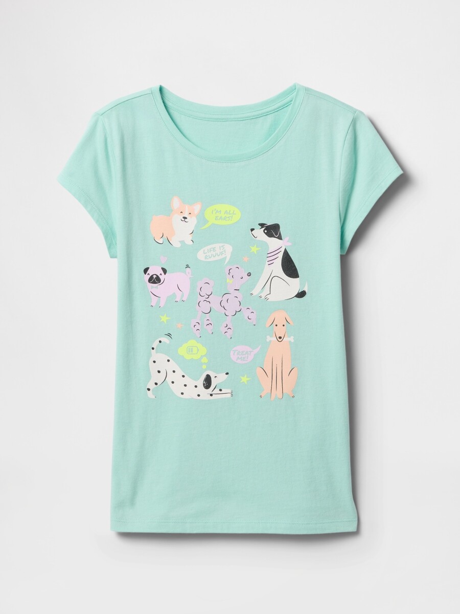 Remera Gráfico Niña - Rainbow Popsicle 