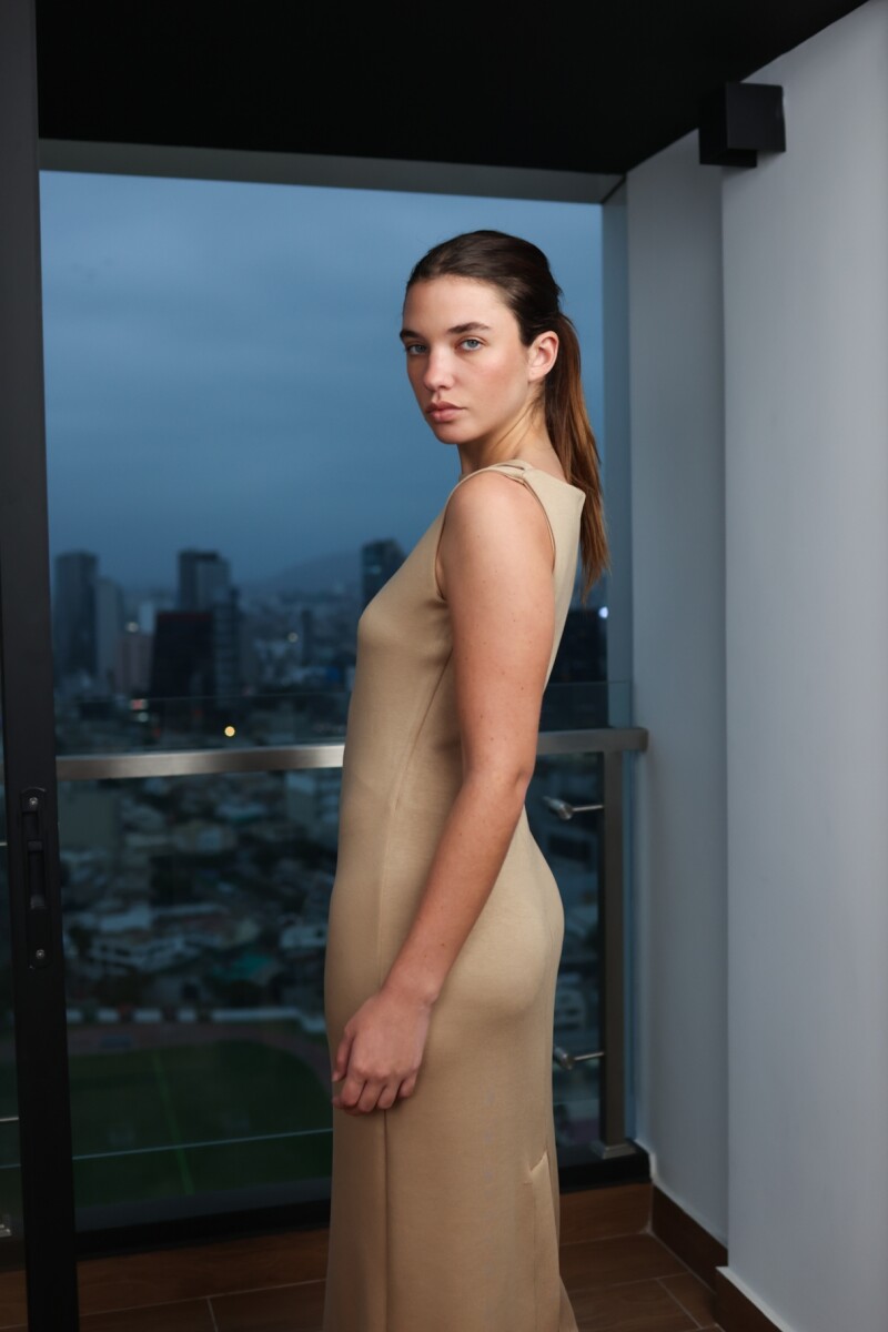 VESTIDO NOA MODAL AVENA