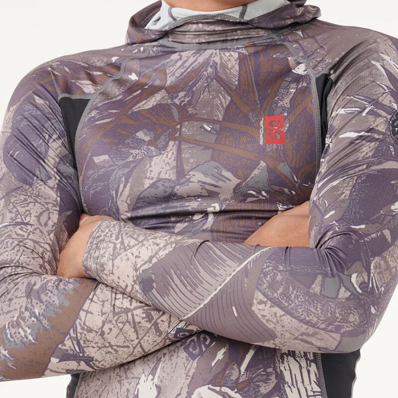 Lycra Rip Curl Search Upf Perf Hood - Multicolor Lycra Rip Curl Search Upf Perf Hood - Multicolor