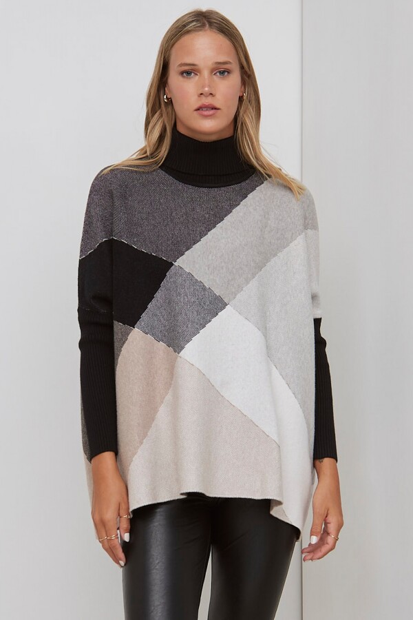 Polera Oversize GRIS/MULTI