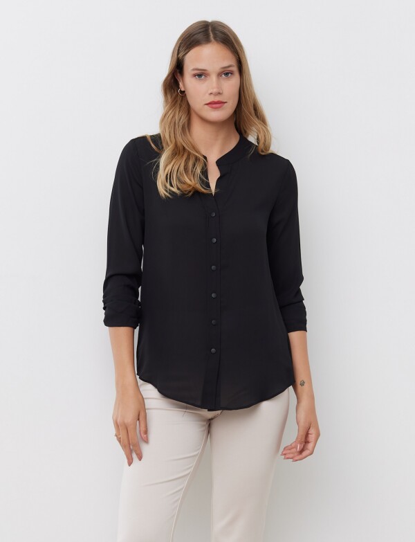 Camisa Botones NEGRO