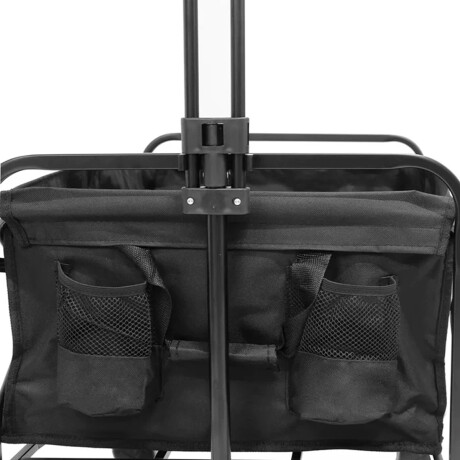 Carro de playa plegable 70x45x50cm Negro