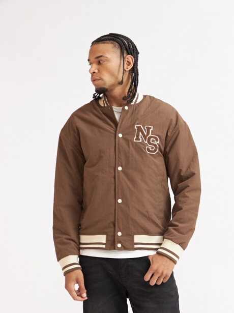 CAMPERA COLLAGE MARRON