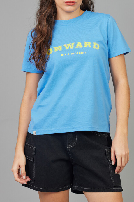 T-SHIRT ALEXIA DIXIE Ceruleo